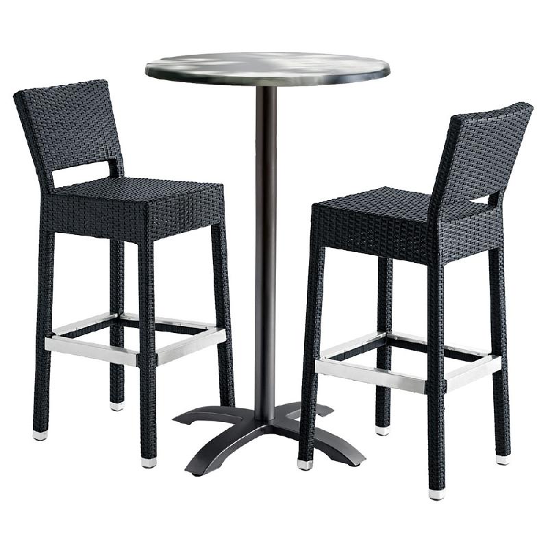 Tabouret de bar Jazz - Dimensions : hauteur totale 108 cm, largeur 38 cm, hauteur d'assise 77 cm, profondeur 44 cm_0