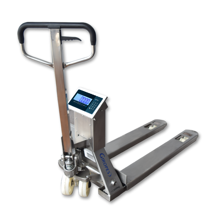 TP410i - Transpalette peseur avec batterie lithium rechargeable 530 x 1150 mm - Techno Cell_0