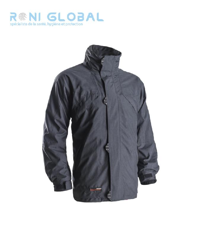 Parka de travail 3en1 - Coupe-vent, anti-pluie, anti-froid thermique - Polyamide Taslan 6 poches - America Coverguard_0