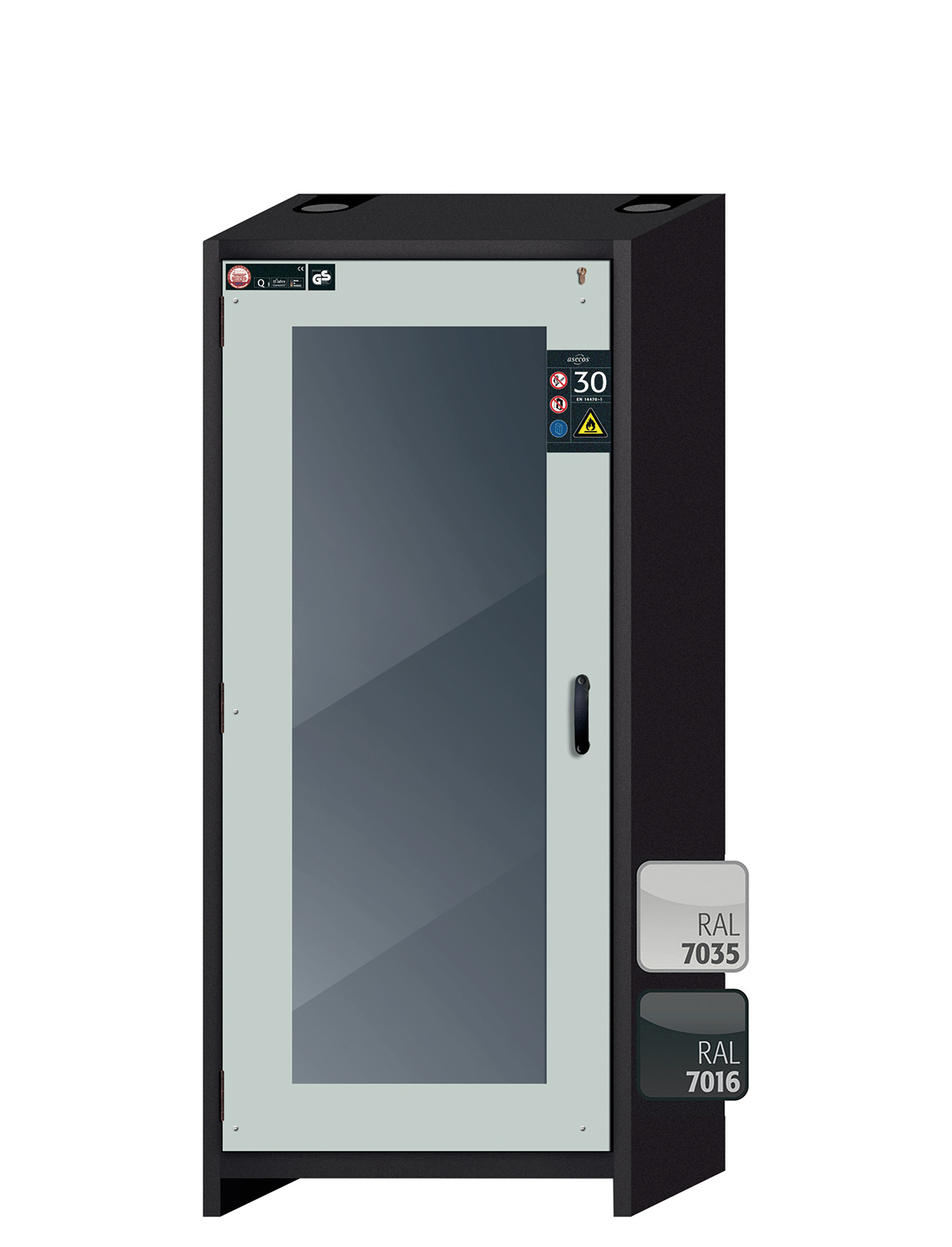 Armoire de sécurité Q-DISPLAY-30 modèle Q30.195.086.WDFW - réf 32781-061-33623_0