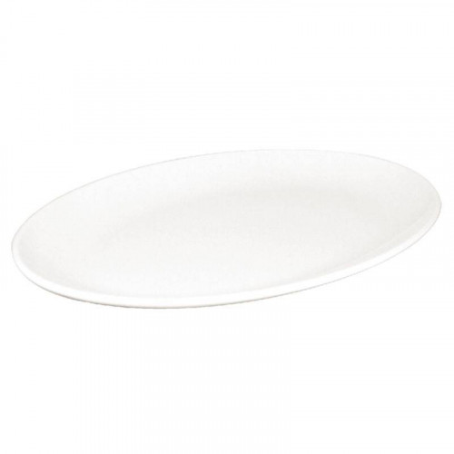 ASSIETTES CREUSES OVALES EN MÉLAMINE KRISTALLON Ø 306 MM - LOT DE 12