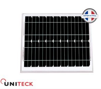 Mini panneau solaire uniteck 10w 12v MONOCRISTALLIN_0