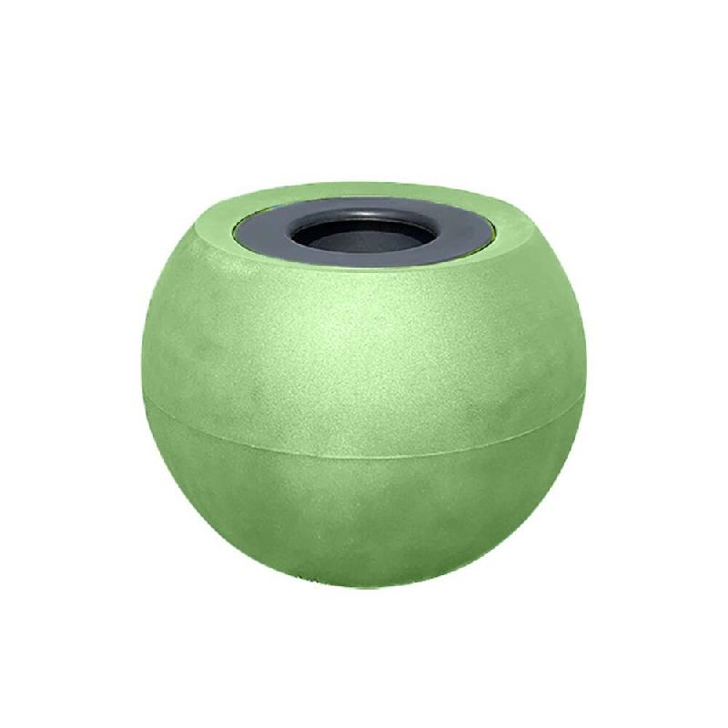 PLAST'UP ROTOMOULAGE Pot de fleurs sphérique xxl speranza 325l - VERTPISTACHE - vert 0637962081725_0