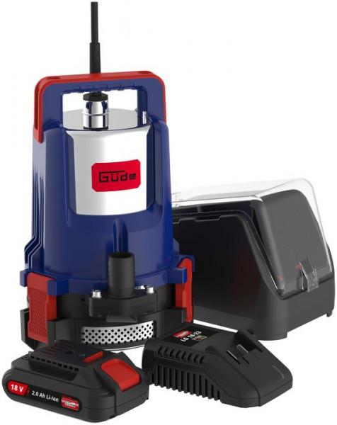 Pompe immergée pour eaux claires à accu ktp 18-201-23 avec chargeur_0