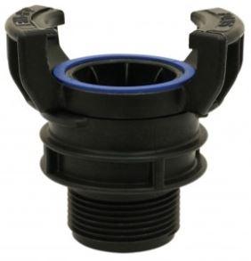 Raccord guillemin polypropylène - mâle avec verrou 080MPP - norme NF-EN 29572 - filetage BSP ISO 228/1_0