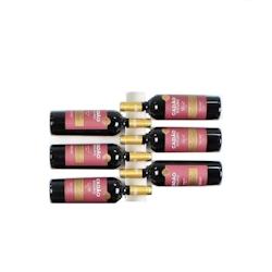 Range-bouteilles Trincadeira mural 6 bouteilles VinoGuard. Blanc - blanc métal VG-Tcd-06-B_0