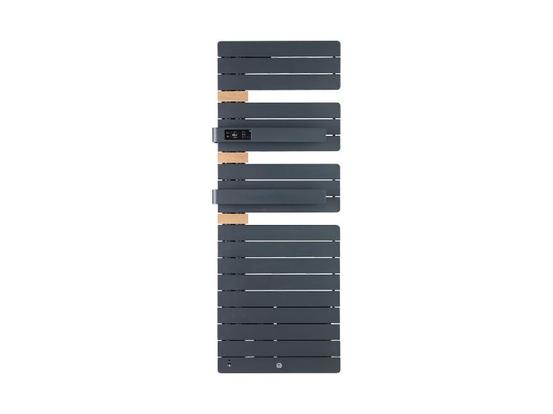 Sèche-serviettes connecté Allure Virtuose 1750W Ardoise/Chêne Mat à gauche - Thermor - 483139_0