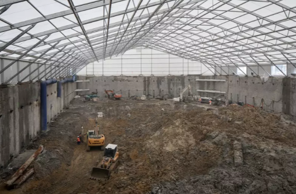 Structure temporaire pour le secteur de la dépollution : stockage de déchets, décontamination des sols, chantier de dépollution_0