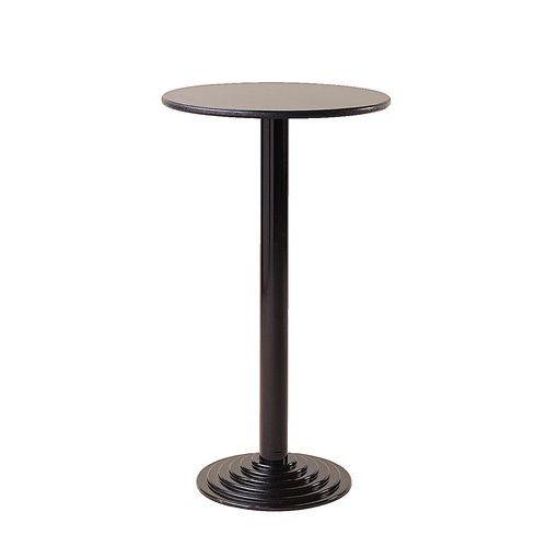 TABLE GUERIDON MANGE-DEBOUT 1 PLATEAU NOIR