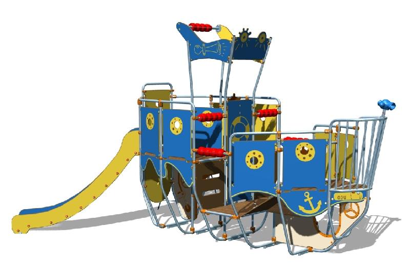 Aire de jeux le Bateau toboggan 2/8 ans - ARJXBT-HS01/TBG_0