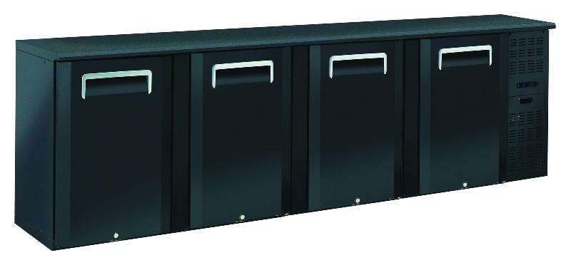 Arrière-bars skinplate - 4 portes pleines - 8 étagères - groupe logé - AB400_0