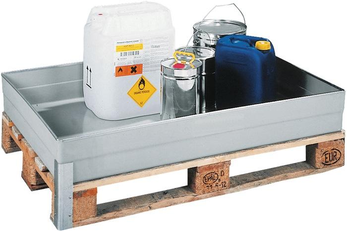 Bac collecteur 150 l GFK sans équerre de fixation L1200xl800xH165 mm CEMO_0