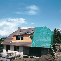 Bâche polyéthylène tissée 220g/m² - Delta Plan 2000 verte quadrillage noir 4x8m - Marque DOERKEN_0