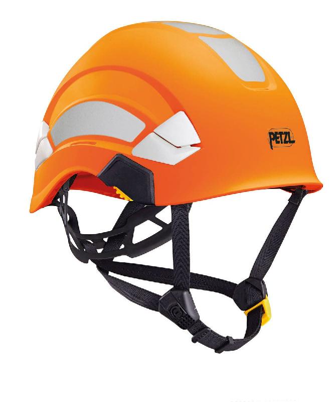 Casque de protection Petzl Vertex Hi-Viz orange - haute visibilité et confort optimal_0