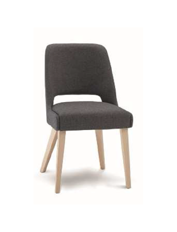Chaise de restaurant Solenne - assise et dossier rembourrés_0