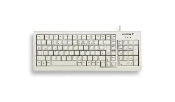 CHERRY xs g84-5200 clavier bureau usb + ps/2 azerty français gris_0