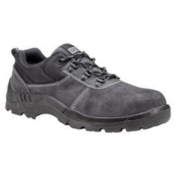 Coverguard - Chaussures de sécurité basses en cuir velours gris MANGANITE S1P Noir Taille 36 - 36 noir matière synthétique 5450564045729_0