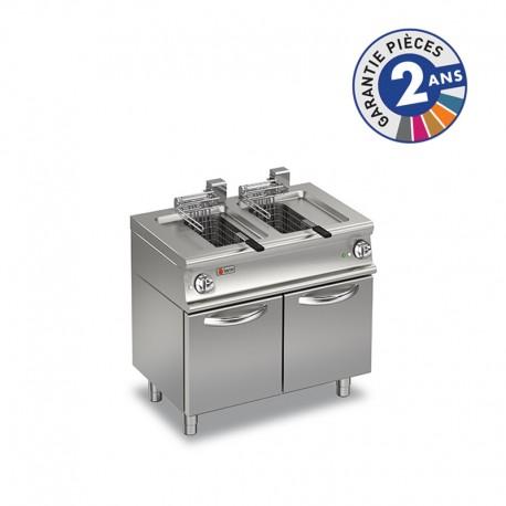 Friteuse électrique - 2 x 10 litres - gamme 1100 - Baron - 550fre900 - structure inox AISI 304_0