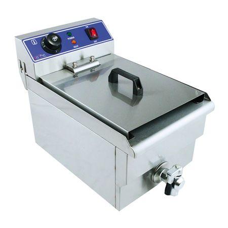 Friteuse à poser GAFIC - 1 robinet vidange - 12 L - 8 L - 3,25 kW - 230V mono_0