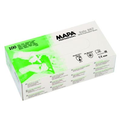 Gants jetables nitrile Mapa Solo 987 taille 8, boite de 100_0