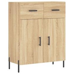Helloshop26 - Buffet bahut commode armoire meuble de rangement organisateur cuisine salle de séjour salon sonoma 69,5 x 34 x 90 cm 02_0031674 - 30002_0