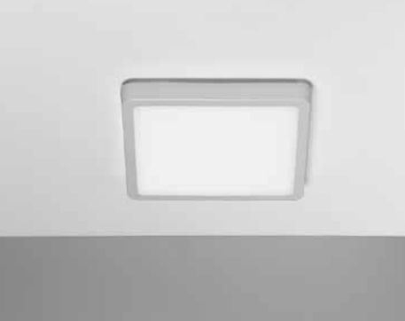 Hublot plafonnier carré LED 18W - IP65 - IK08 - 3000K/4000K - Corps en polycarbonate_0