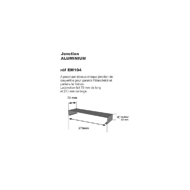 Jonction de couvertine 70 x 273 x 1 mm_0