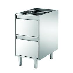 L2G Meuble pâtissier inox 81 x 43,5 x 79 cm L2G - SD-CCX128/1 - inox SD-CCX128/1_0