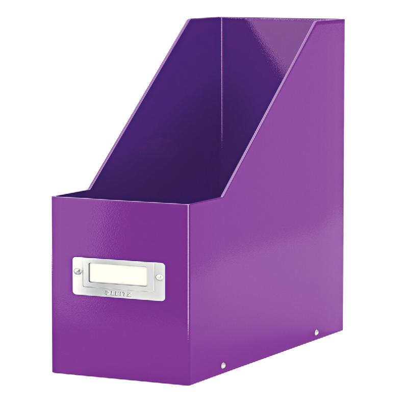 LEITZ Lot de 6 Porte-revues Click & Store Wow, format 24x32, en PP, coloris violet - violet 60470062_0