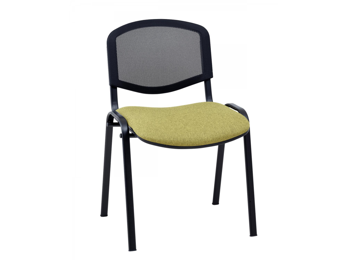 Chaise d'accueil multi-usage avec dossier en résille - LENA_0