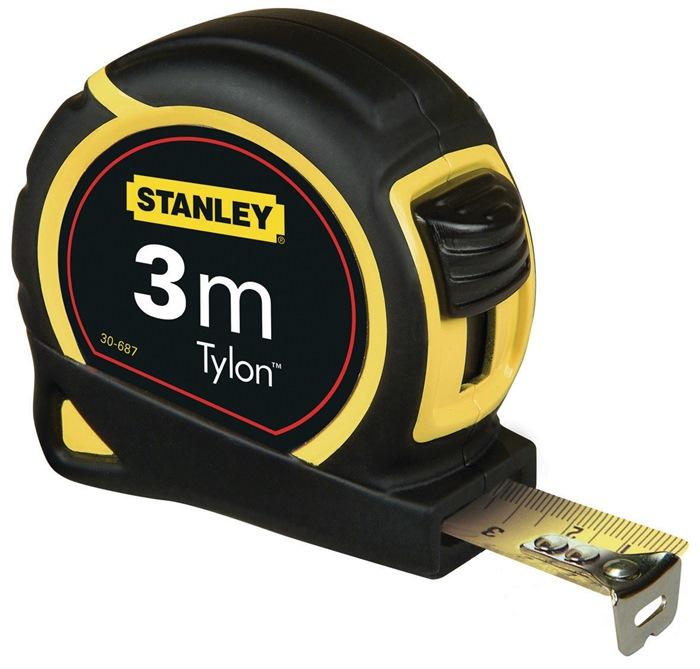 Mètre-ruban de poche Tylon™ 5 m x 19 mm - Plastique anti-choc - Crochet double ajustable - Stanley_0