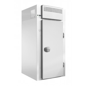 Mini chambre froide de stockage réfrigérée démontable - positive - kit inox 3 niveaux + unité de refroidissement - +2° +8°c_0