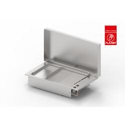 PLANET Plancha OASI80MIX 26Lisse-55 LisseRainur - gris 203095_0