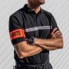 Polo securite bande grise - Militaires, Gendarmerie, Police et Sécurité_0