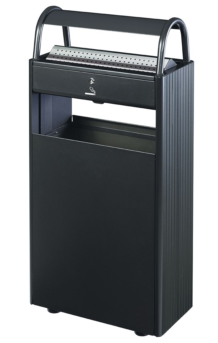 Cendrier corbeille sur pied - Réf. 56591 KOPA - 12L/60L - Rossignol - gris anthracite_0