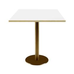 Restootab - Table 70x70cm Rome bistrot blanche - blanc fonte 3701665200947_0