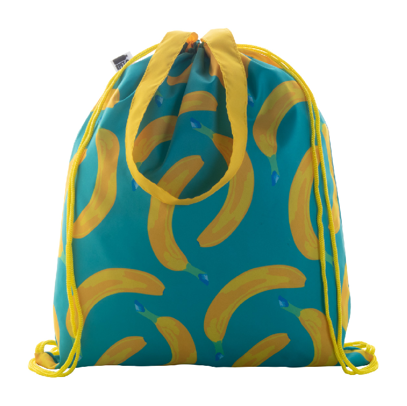 Sac piscine personnalisé - polyester 190T avec cordons colorés, longues anses et impression sublimation_0