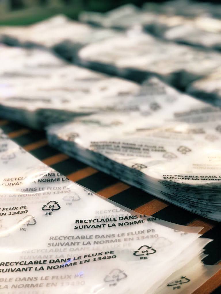 Sac sous vide ou sous gaz alimentaire 100% recyclable - lisse ou gaufré - SACPO_0