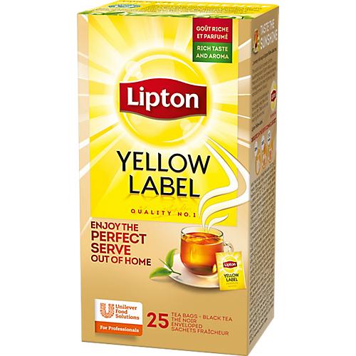 SACHETS DE THÉ NOIR LIPTON 25 UNITÉS