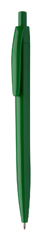 Stylo bille antibactérien en plastique - encre bleue - couleur vert - conforme à la norme ISO 22196_0