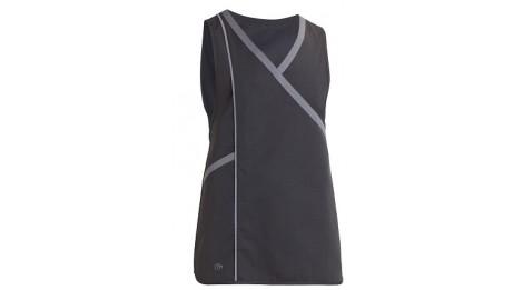 Tablier chasuble TALA MOLINEL - gris et anthracite - polyester et coton - pour métiers alimentaires_0