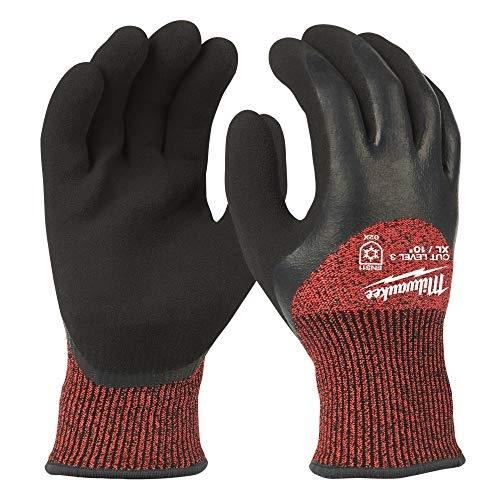 Gants anti-coupure hiver MILWAUKEE - Taille XL - Niveau 3 - Isolation thermique et résistance à l'eau - Réf. 4932471349_0