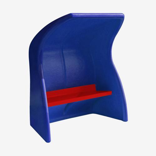 ABRI DE TOUCHE MONOBLOC BLEU - ASSISE BANC