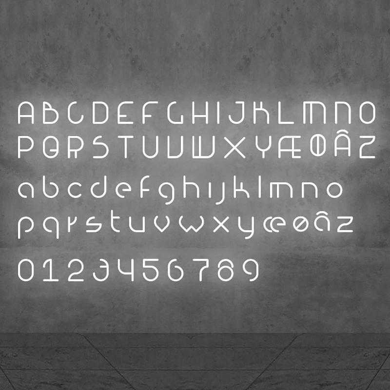 ARTEMIDE ALPHABET OF LIGHT APPLIQUE MINUSCULE S