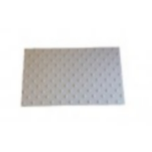 Bande d'éveil de vigilance en caoutchouc gris - 800x420 mm - Conforme à la norme AFNOR NF P 98-351_0