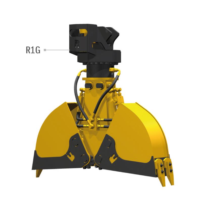 Bennes preneuses R40/100 - capacité 100 L - largeur 270 mm - catégorie 7-14 T_0