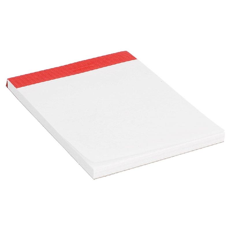 Bloc note blanc (1/6) 80 feuilles 10,5x7,5cm - par 160_0