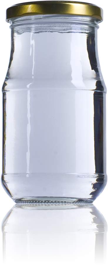 Bocal Siroco 370 ml - Verre blanc - Twist Off TO 63 - Forme cylindrique_0