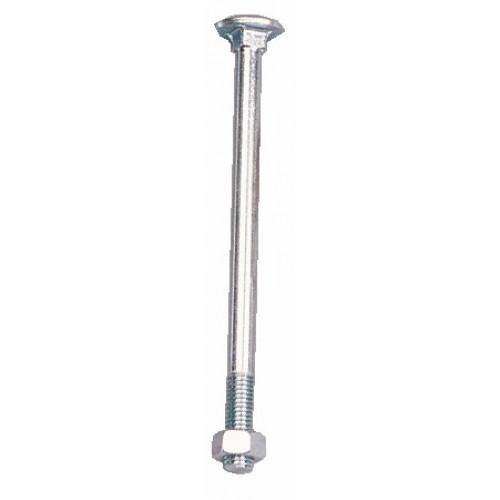 BOULONS JAPY EN ACIER ZINGUÉ AVEC TÊTE RONDE COLLET CARRÉ 12X120 MM BRICOZOR