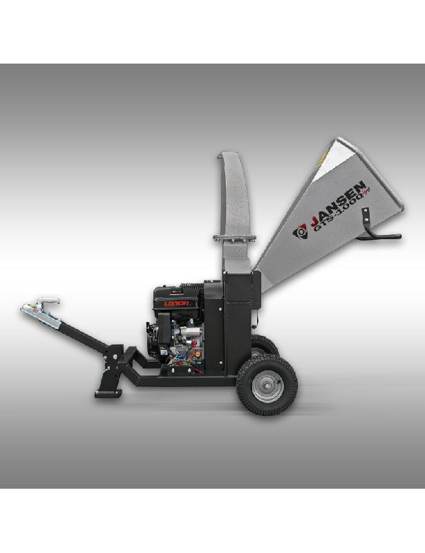Broyeur de jardin Jansen GTS-1000pro - 15 CV, avec moteur à essence et démarreur électrique_0